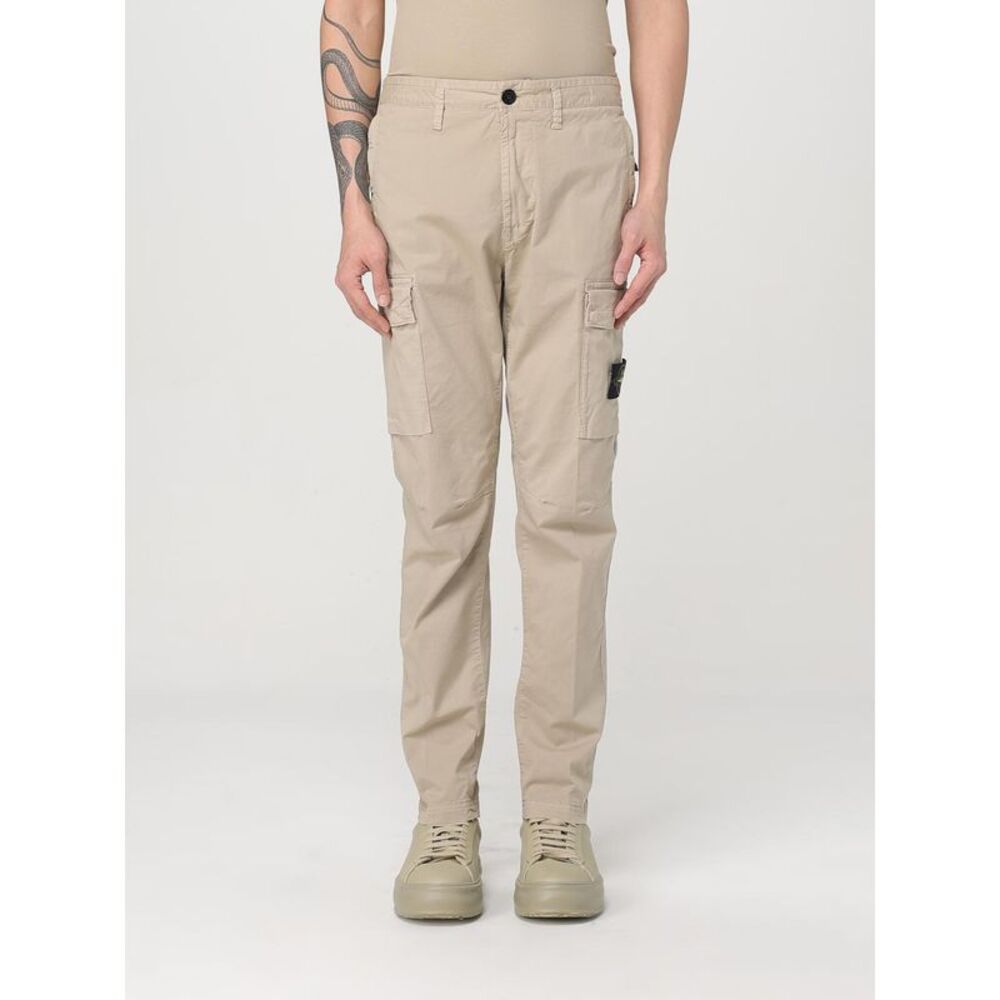 Stone Island Pants Men Beige